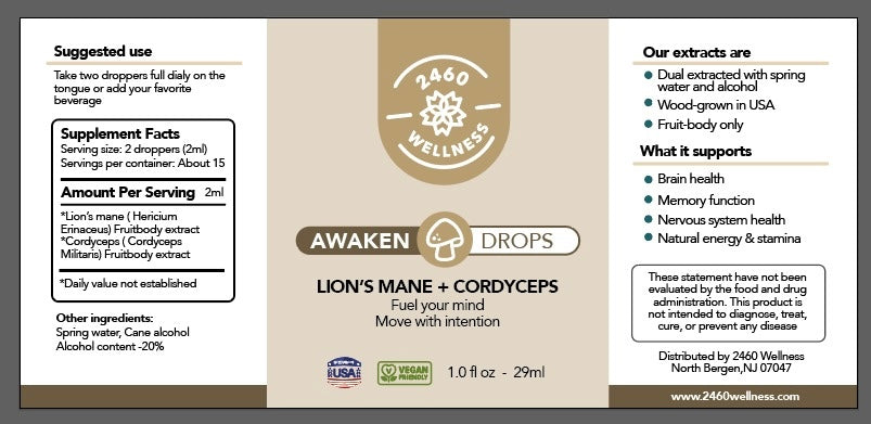 AWAKEN — Focus + Energy in a Bottle